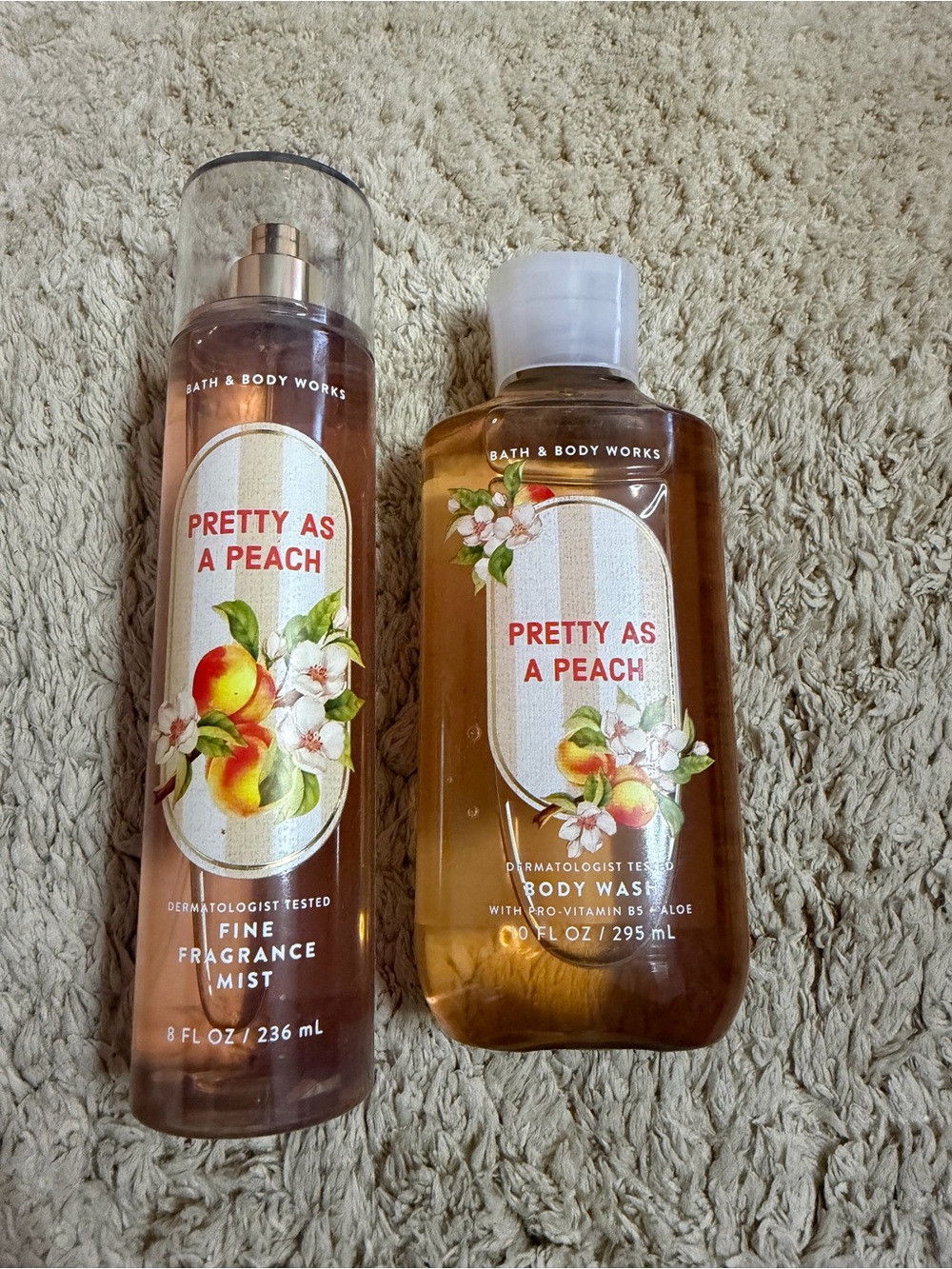 Bath & Body Works Pretty As A Peach Body Wash & Mist